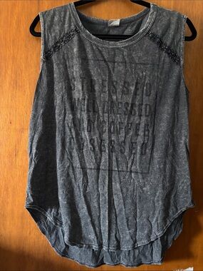 American Rag Charcoal Gray Soft Tee